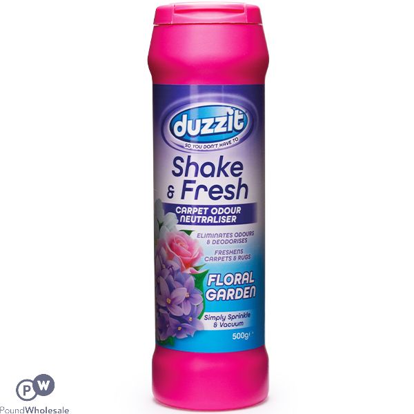 Duzzit Shake & Fresh Floral Garden Carpet Odour Neutraliser 500g