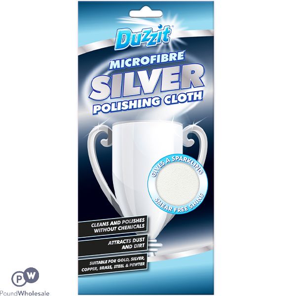 DUZZIT MICROFIBRE SILVER POLISHING CLOTH