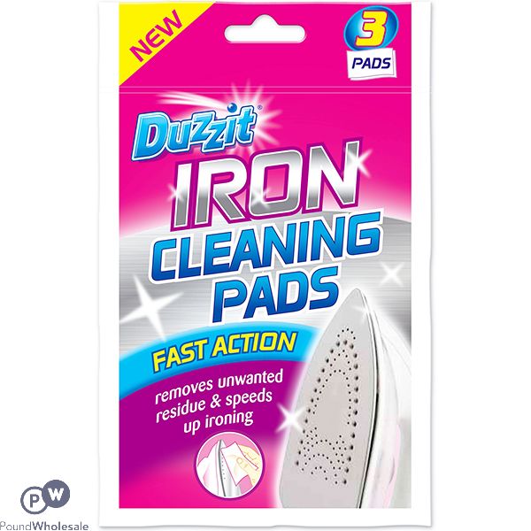 DUZZIT IRON CLEANING PADS 3 PACK