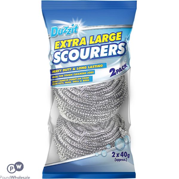 Duzzit Extra Large Scouring Balls 40g 2 Pack