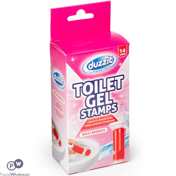 Duzzit Wild Berries Toilet Gel Stamps 14 Uses