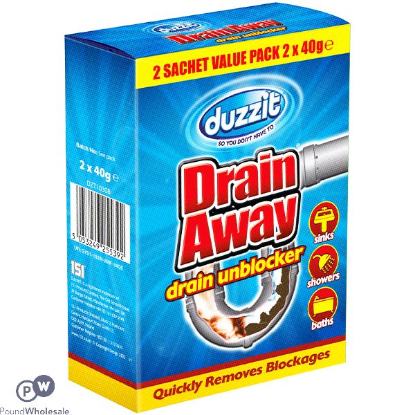 Duzzit Drain Away Sachets 2 X 40g