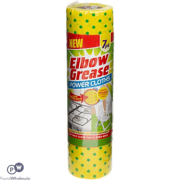 Elbow Grease Power Cloths 7pk