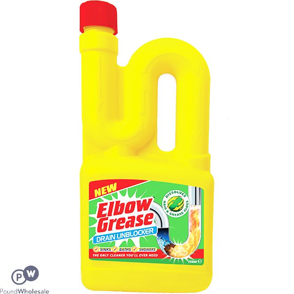 ELBOW GREASE DRAIN UNBLOCKER 750ML