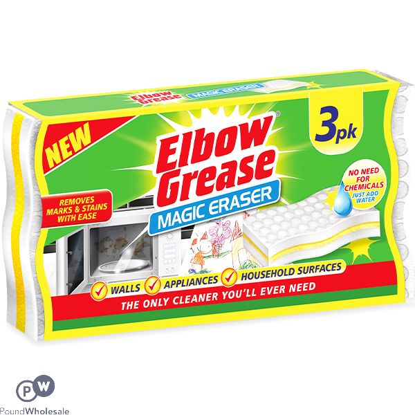 Elbow Grease Magic Eraser 3 Pack