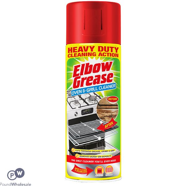 ELBOW GREASE HEAVY DUTY OVEN & GRILL CLEANER 400ML