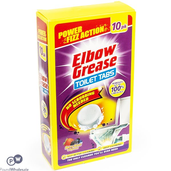 Elbow Grease Berry Blast Toilet Tablets 10 Pack