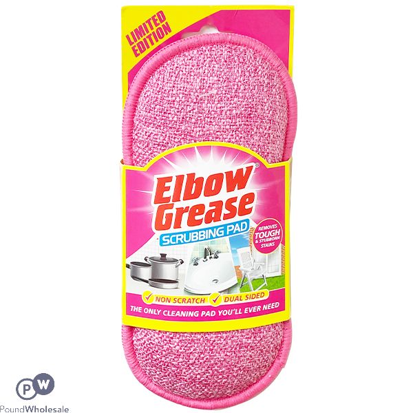 Elbow Grease Dual-sided Pink Scrubbing Pad