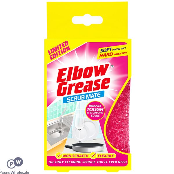 ELBOW GREASE PINK SCRUB MATE