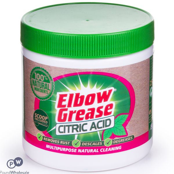 ELBOW GREASE NATURAL CITRIC ACID 250G