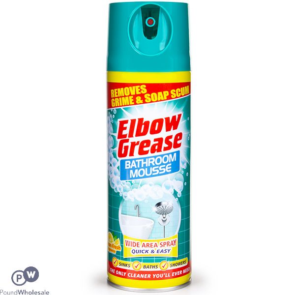 Elbow Grease Lemon Bathroom Mousse 400ml