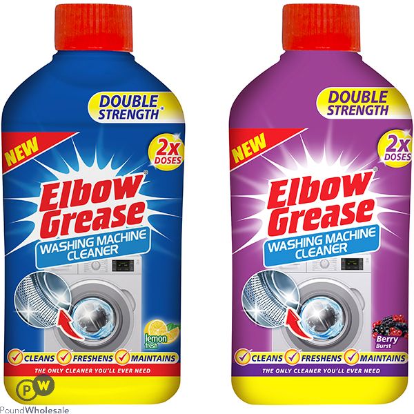 Elbow Grease Double Strength Washing Machine Cleaner 250ml Assorted Fragrance