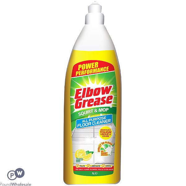 Elbow Grease Squirt & Mop Lemon Fresh All Purpose Floor Cleaner 1l