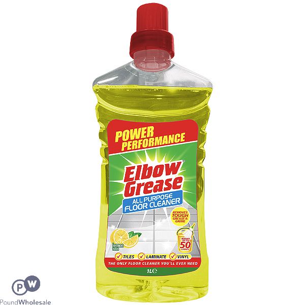 Elbow Grease Lemon Fresh All Purpose Floor Cleaner Concentrate 1l
