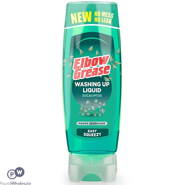 Elbow Grease Stand Up Easy Squeezy Eucalyptus Washing Up Liquid 450ml