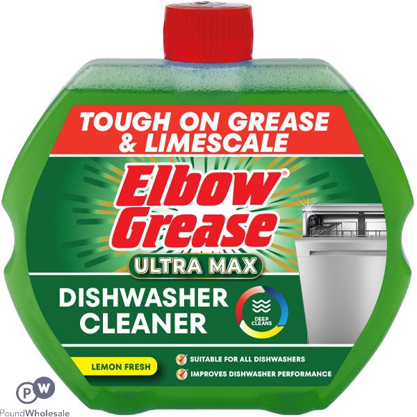 Elbow Grease Ultra Max Lemon Fresh Dishwasher Cleaner 250g