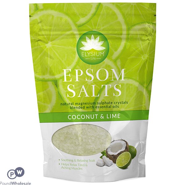 ELYSIUM EPSOM BATH SALTS COCONUT & LIME 450G