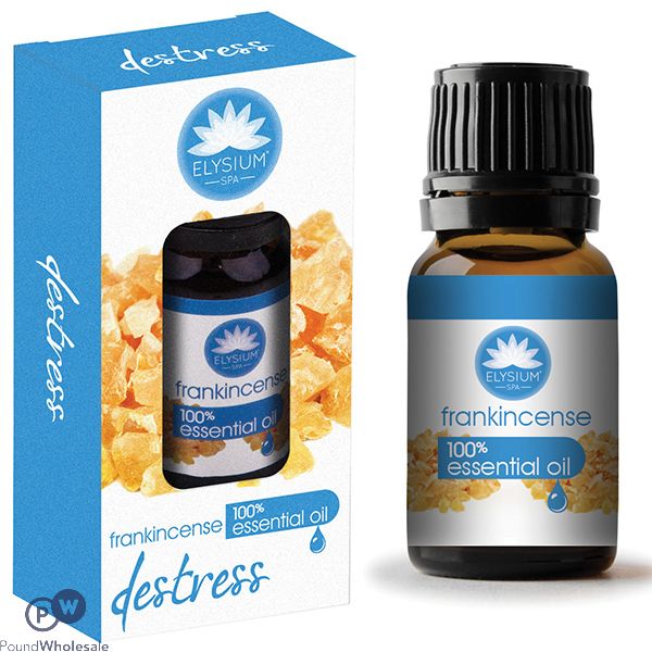 ELYSIUM AROMATHERAPY DESTRESS FRANKINCENSE 100% ESSENTIAL OIL 10ML