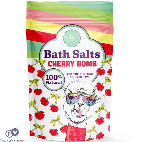 Elysium Spa Cherry Bomb Bath Salts 450g