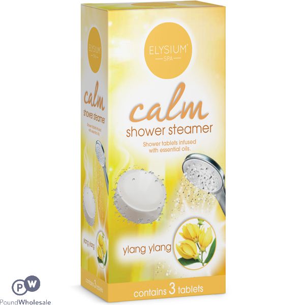 Elysium Spa Calm Ylang Ylang Shower Steamer Tablets 3 Pack