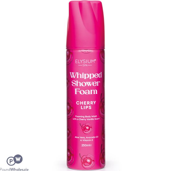 Elysium Spa Whipped Shower Foam Cherry Lips Body Wash 250ml