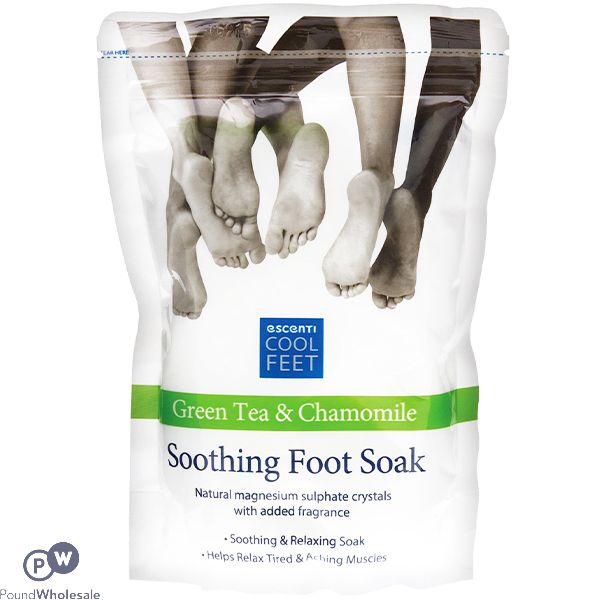 ESCENTI GREEN TEA & CHAMOMILE SOOTHING FOOT SOAK 450G