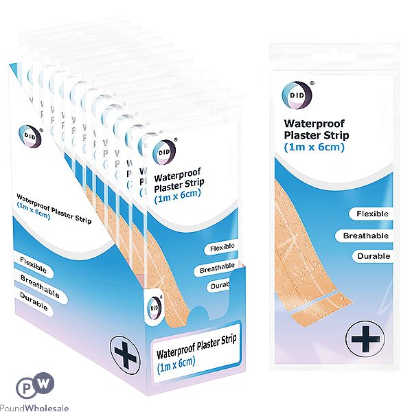 DID WATERPROOF PLASTER STRIP 1M X 6CM CDU