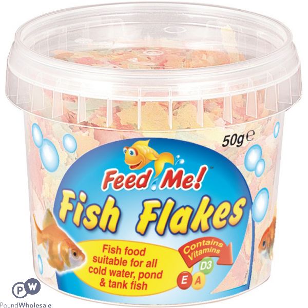 FEED ME FISH FLAKES 50G