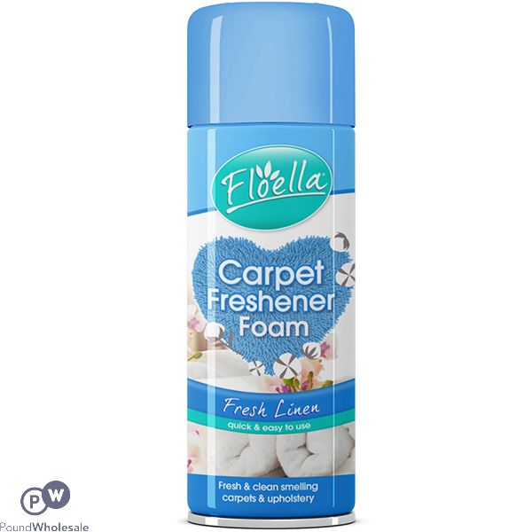 Floella Fresh Linen Carpet Freshener Foam 400ml