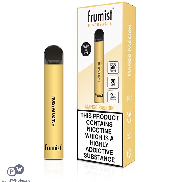 FRUMIST DISPOSABLE VAPE POD MANGO PASSION 20MG