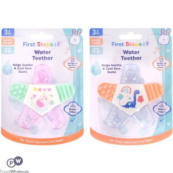 First Steps Water Filled Teether Star 2 Assorted