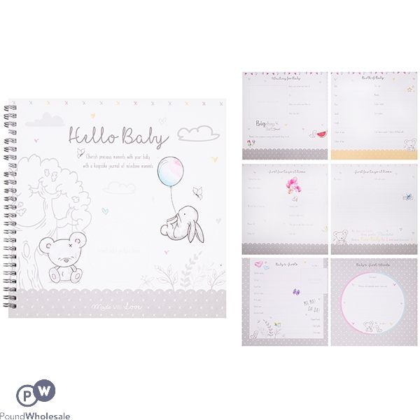 HUGS & KISSES BABY RECORD BOOK