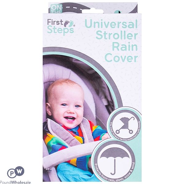 FIRST STEPS UNIVERSAL STROLLER RAIN COVER