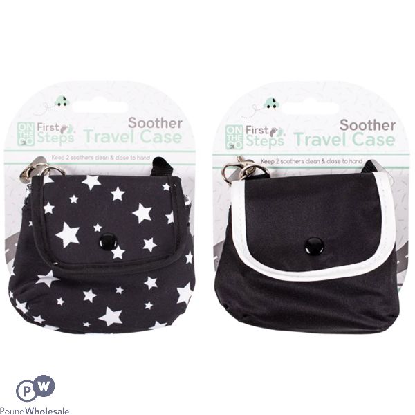 FIRST STEPS BABY SOOTHER TRAVEL CASE ASSORTED