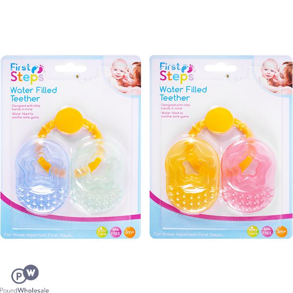 FIRST STEPS WATER-FILLED BABY TEETHER KEYS ASSORTED