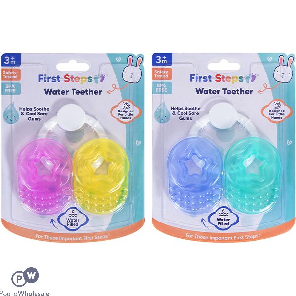 First Steps Water-Filled Baby Teether Keys Assorted