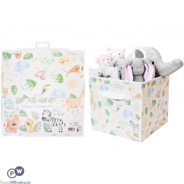 First Steps Baby Nursery Jungle Storage Box