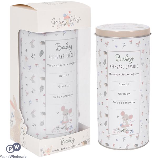Hugs & Kisses Garden Tools Baby Memory Keepsake Capsule