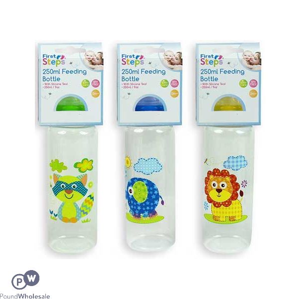 First Steps Jungle Baby Feeding Bottle 250ml