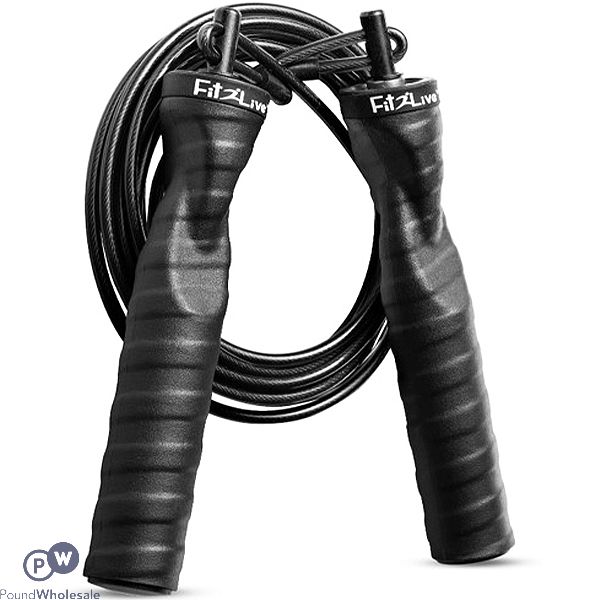 Fit2Live Steel Core Premium Skipping Rope 9ft
