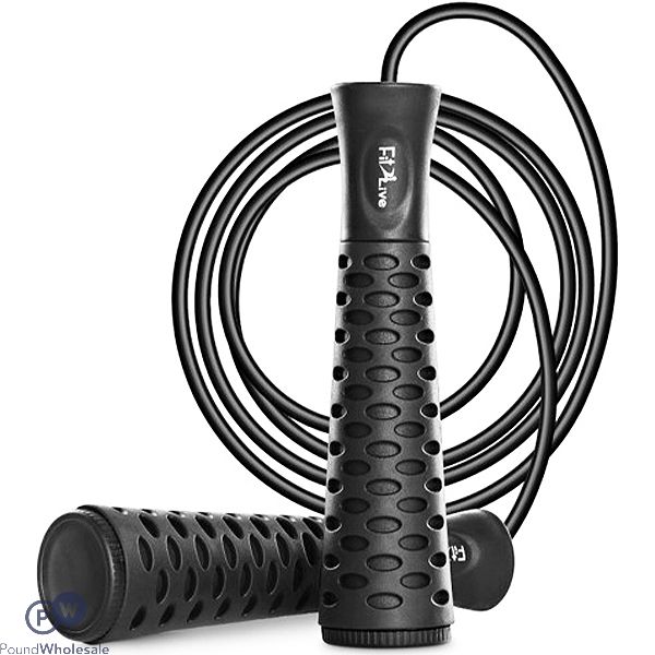 Fit2live Metal & Rubber Skipping Rope 9ft