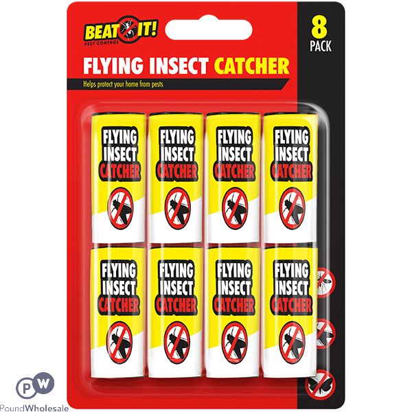 Beat It Flying Insect Paper Catcher 8 Pack