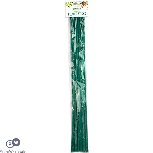 ROWAN BAMBOO FLOWER STICKS 60CM 20 PACK