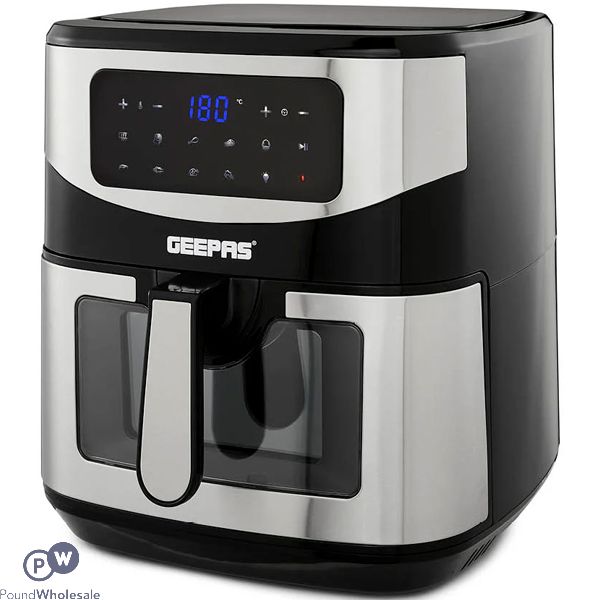 Geepas 1800w 9-in-1 Large Vortex Digital Air Fryer 9.2l