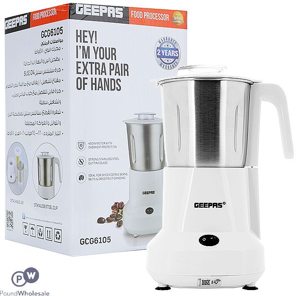 Geepas 400w Electric Coffee Grinder 300ml