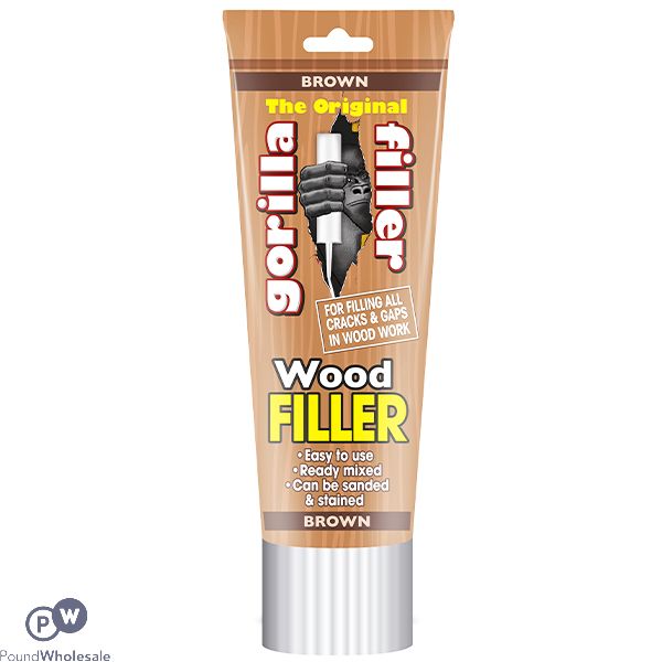 151 Gorilla Filler Original Brown Wood Filler 330g