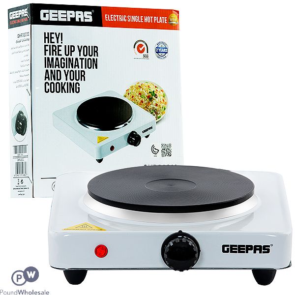 Geepas 1000w Electric Single Hot Plate