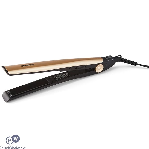 Geepas Heat Protect Swivel 360° Ceramic Hair Straighteners