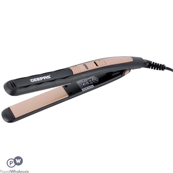Geepas 360° Swivel Ceramic Hair Straighteners