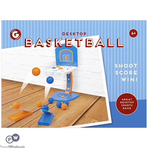 Gifts & Gadgets Desktop Basketball Play Set